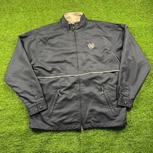 Vintage Cadillac Jacket Mens Medium Black 90s 80s Cutter And Buck Weathertek